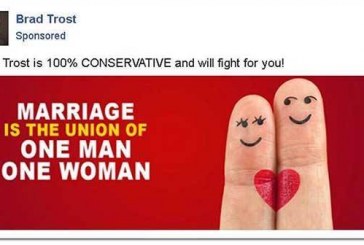Conservative leadership hopeful Brad Trost stands behind same-sex marriage ad