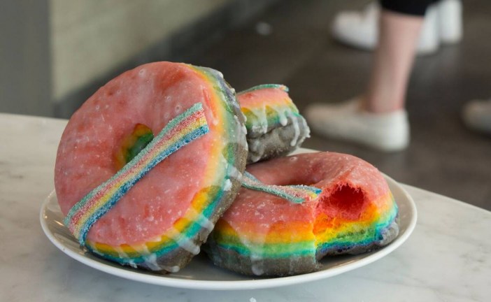 Lucky’s to serve rainbow-layered charity doughnut at Vancouver Pride parade 2016